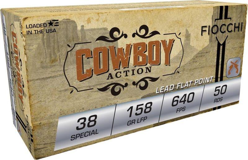 Fiocchi 38CA Cowboy Action Pistol 38SPL 158GR LRNFP 640FPS - View 2