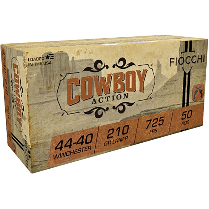 Fiocchi 4440CA Winchester 44-40 210gr LRNFP Brass Pistol Ammo - View 2