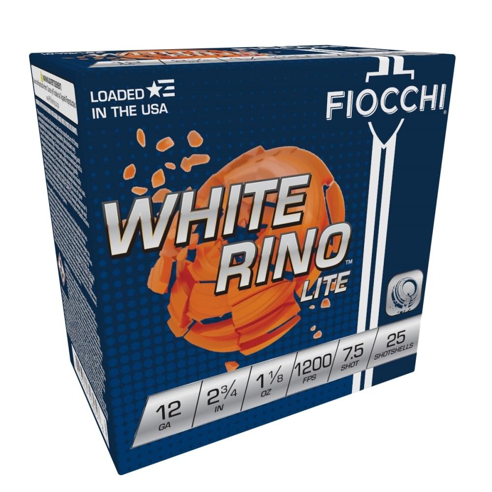 Fiocchi 12WRNL75 Exacta Target White Rino Lite 12Gauge 2.75" 1 1/8oz... - View 2