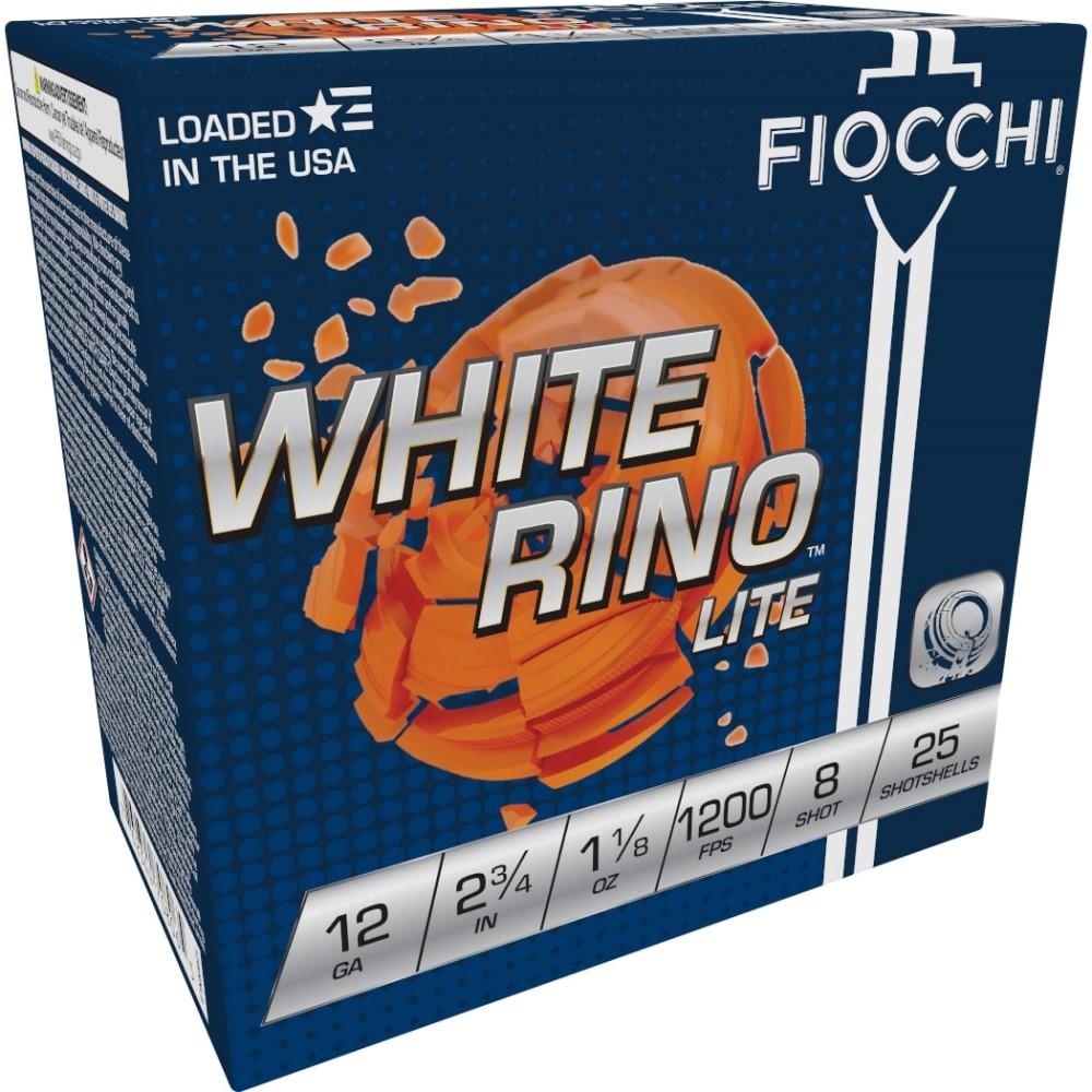 Fiocchi 12WRNL8 Exacta Target White Rino Lite 12Gauge 2.75" 1 1-8oz 8Sho... - View 2