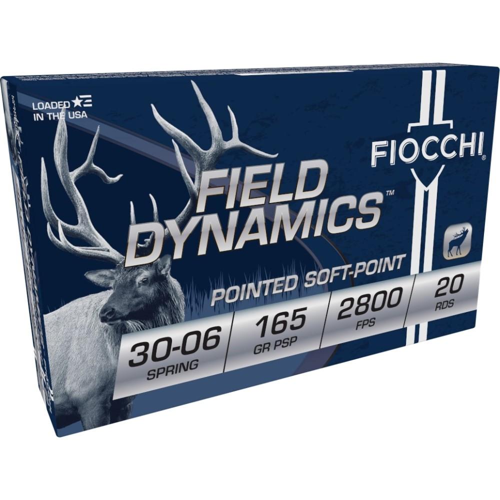 Fiocchi 3006C Field Dynamics 30-06 Springfield 165gr PSP 20rd Box - View 2