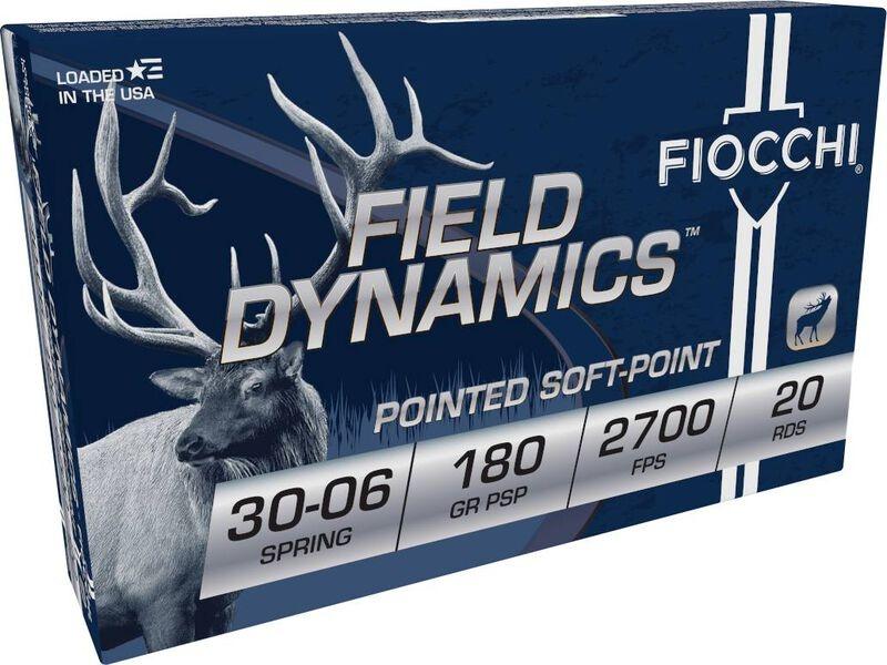 Fiocchi 3006D Field Dynamics .30-06 Springfield 180gr PSP 20rd Ammo - View 2
