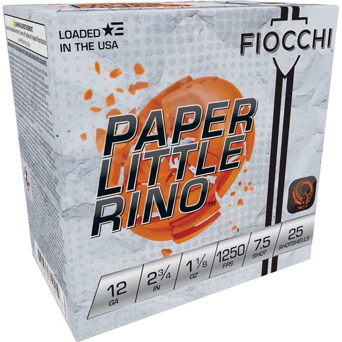 Fiocchi 12FPWR75 12 Gauge 2.75" 1-1/8oz 7.5 Shot 25 Rounds - View 2