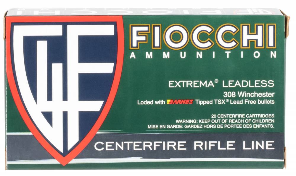 Fiocchi 308TTSX Hyperformance 308 Win 168gr Barnes Tipped TSX 20/Box - View 2