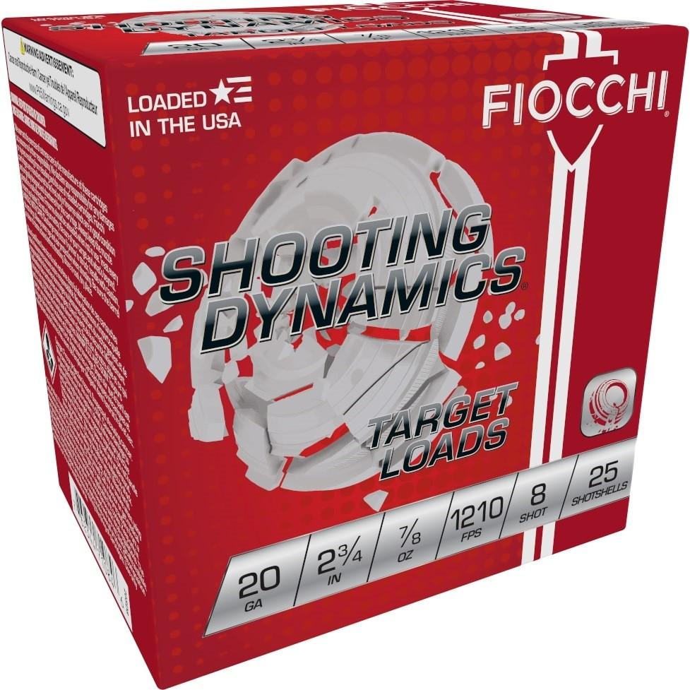 Fiocchi 20SD8 Shooting Dynamics 20 GA 2.75" 7/8 oz 1210 FPS 8 Shot 25 rd - View 2
