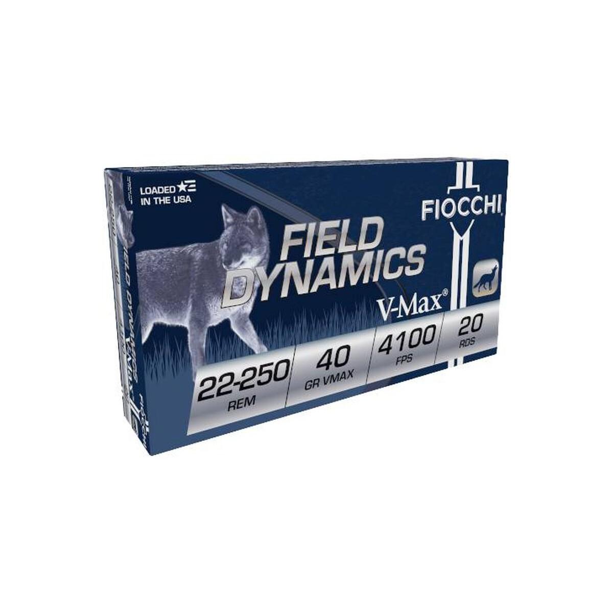 Fiocchi 22250HVB 22-250 Rem 40gr V-Max 20rd Box - View 2