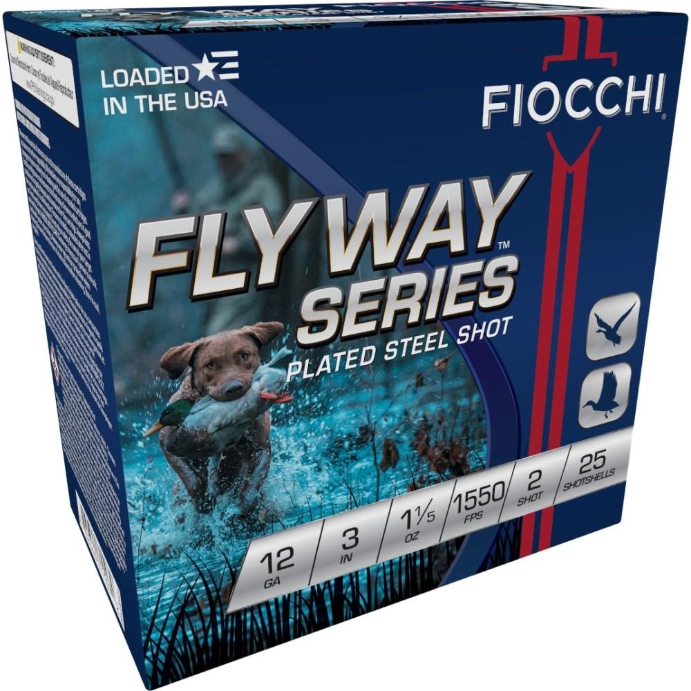 Fiocchi 123ST152 Flyway 12Ga 3" 1-1/5oz #2 Steel Shot 25/Box - View 2