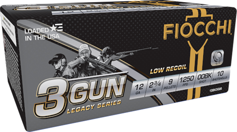 Fiocchi 12BK3G00 12Ga 2.75" 9-Pellet 00 Buck 1250fps 10/Box 25/Case - View 2