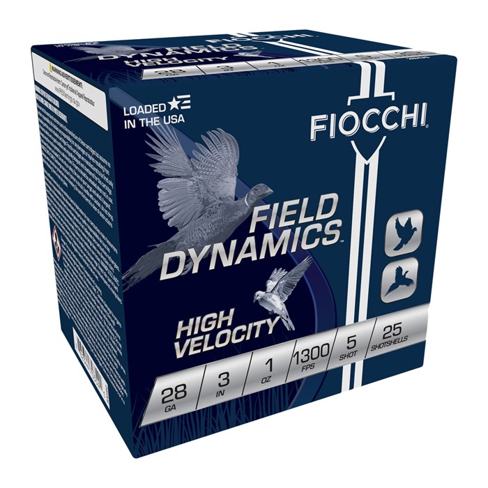 Fiocchi 283HV5 Field Dynamics 28Ga 3" 1oz #5 Shot 25 Rounds - View 2