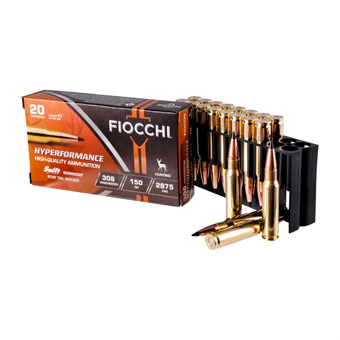 Fiocchi 308SCA Hyperformance 308Win 150gr Swift Scirocco II 20 Rounds - View 4