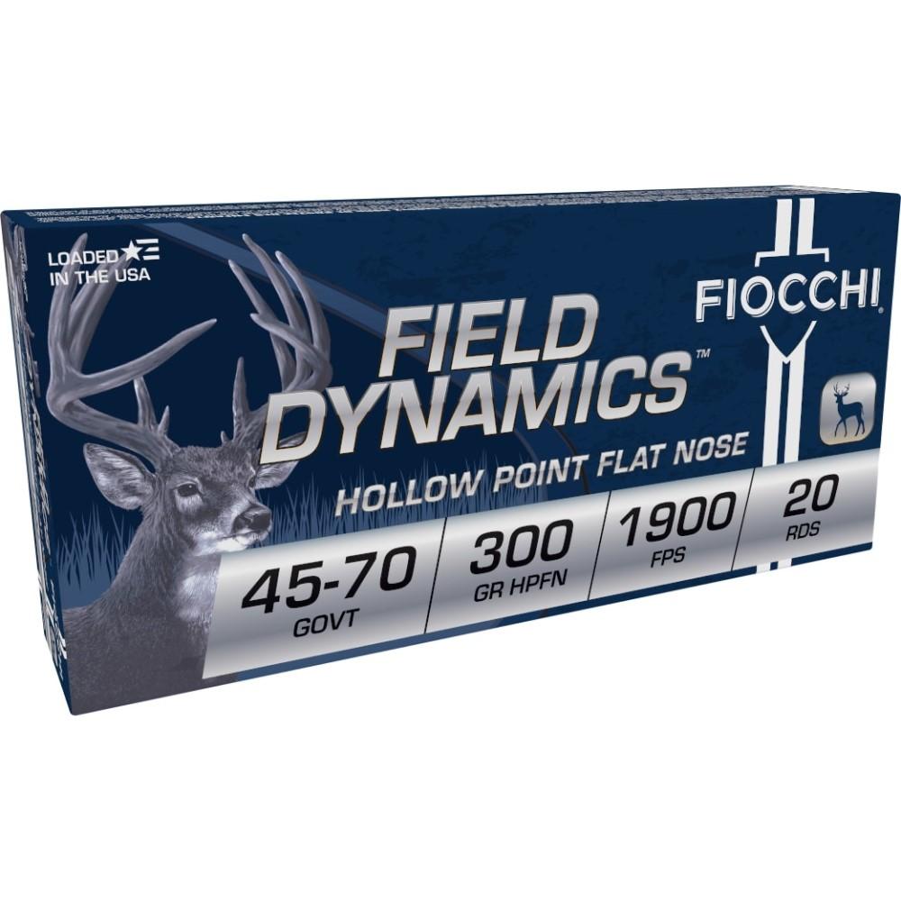 Fiocchi 4570B Field Dynamics Rifle 45-70 GOVT 300gr HPFN 1900 FPS - View 2