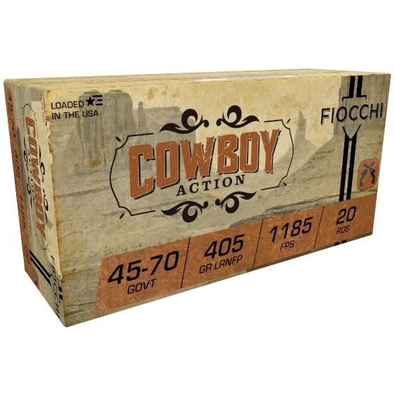 Fiocchi Cowboy Action 4570A 45-70 Govt 405 gr LRNFP 20 rd Ammo - View 2