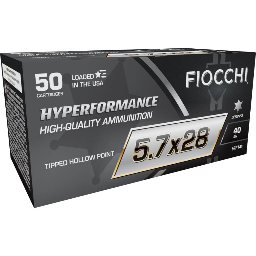 Fiocchi 57PT40 Hyperformance 5.7x28mm 40gr THP Pistol Ammo 50 Rounds - View 2