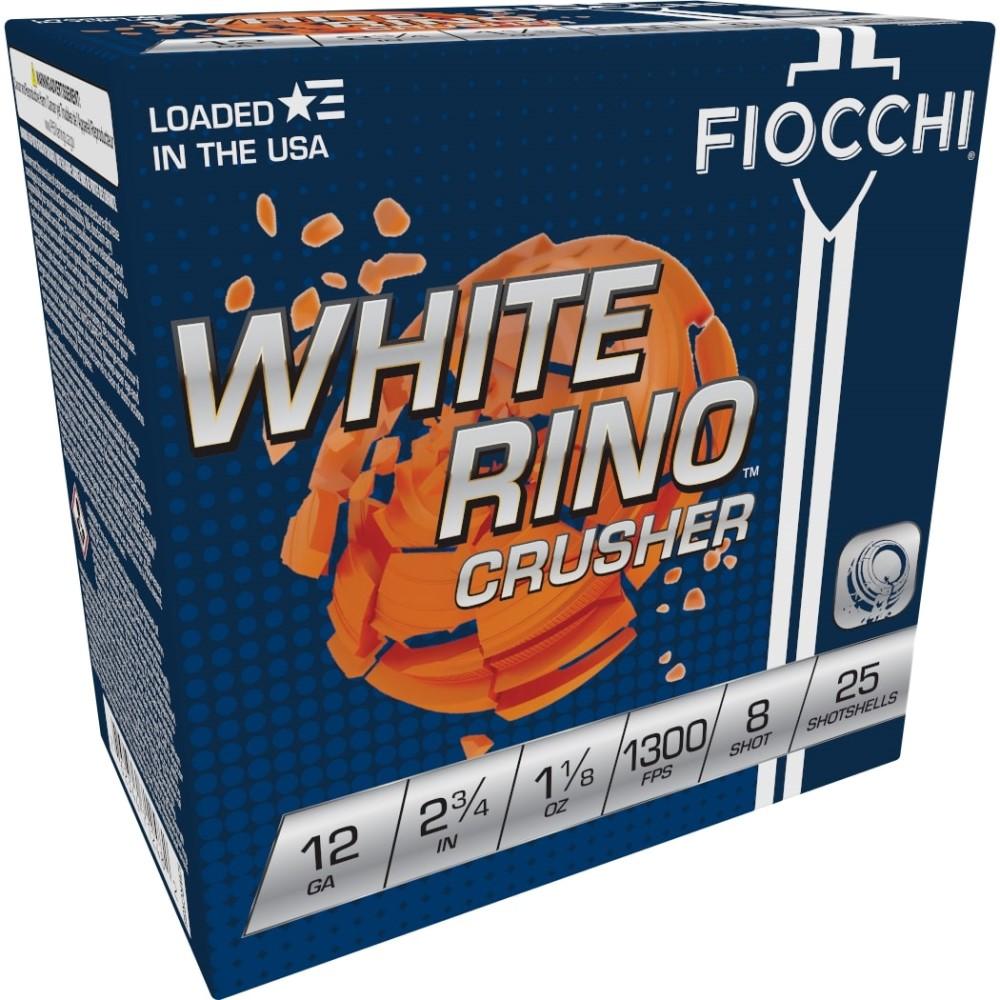 Fiocchi 12WRCRS8 Exacta Target White Rino Crusher 12Gauge 2.75" 1 1-8oz ... - View 2