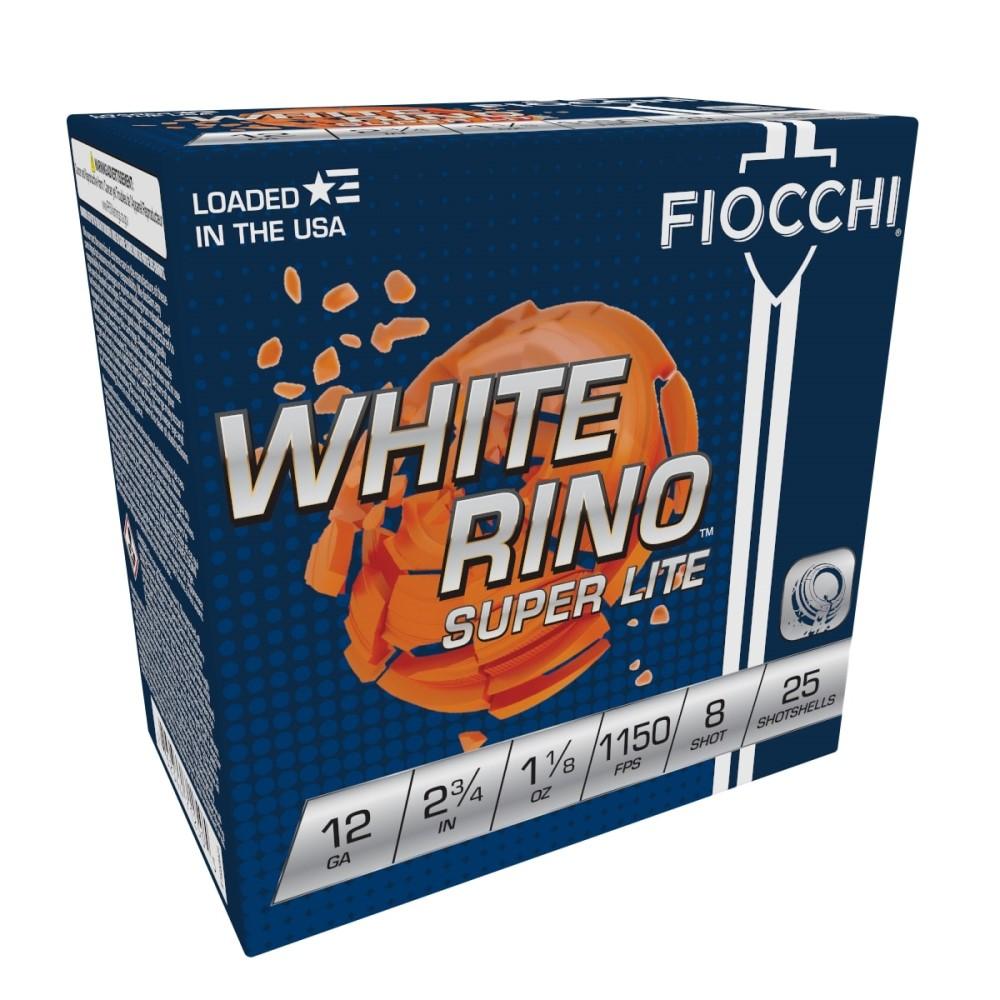 Fiocchi 12WRSL8 Exacta Target White Rino Super Light 12Gauge 2.75" 1 1-8... - View 2
