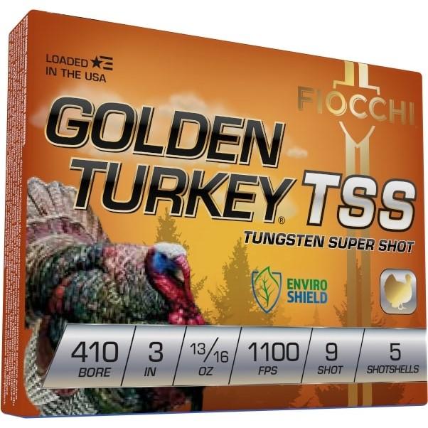 Fiocchi Golden Turkey TSS #9 410 Bore 3" 0.8125oz 1100fps 5rd Ammo 410TSS9 - View 2