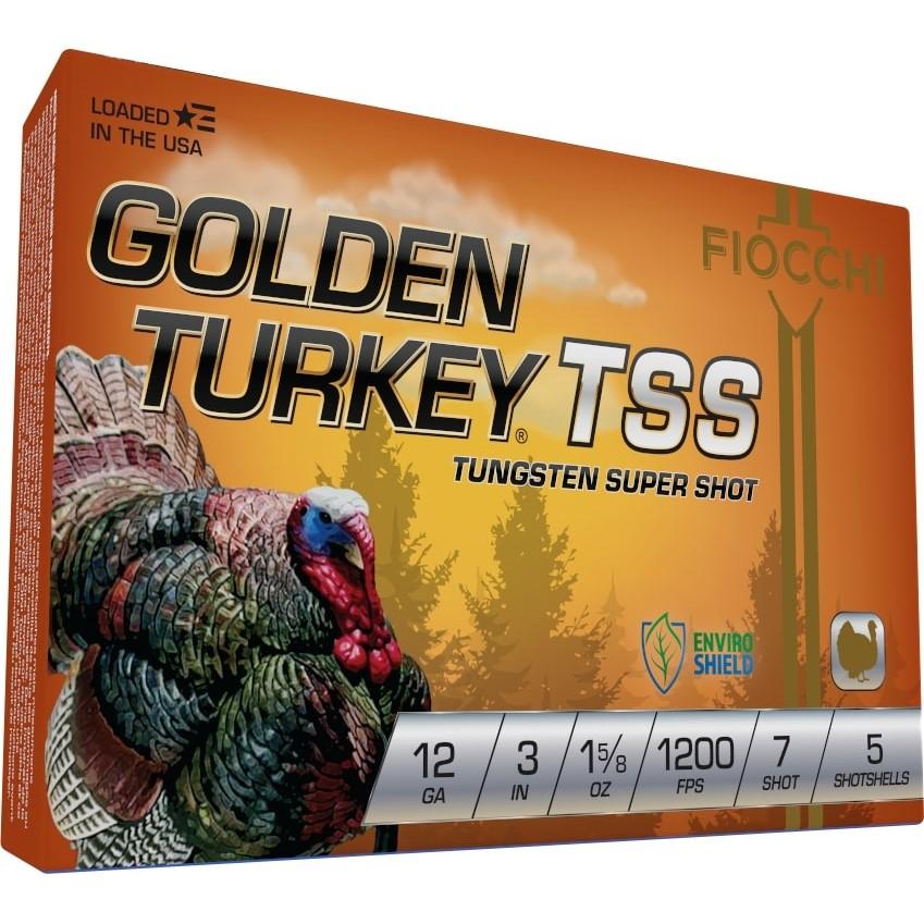 Fiocchi 123TSS7 Golden Turkey TSS 12ga 3" 1-5/8oz #7 Shot 5/Box - View 2