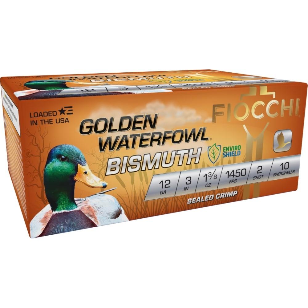 Fiocchi 123GB2 12 Gauge 3 in 1 3/8 oz Bismuth #2 10rd Box - View 2