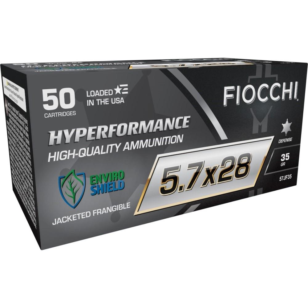 Fiocchi 57JF35 Hyperformance 5.7x28mm 35gr Jacketed Frangeable 50 Per... - View 2