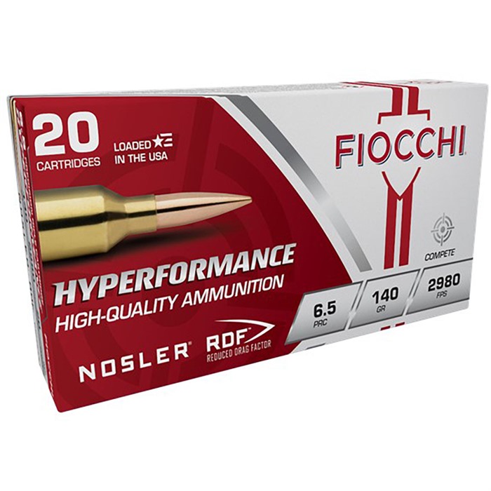 Fiocchi 65PRCRD Hyperformance Match 6.5 PRC 140gr Nosler RDF 20/Box - View 2