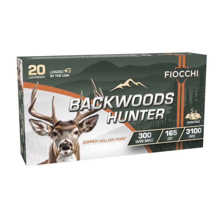 Fiocchi Backwoods Hunter Rifle Hunter .300 Win Mag 165gr CHP 3100 fps 20/ct - View 2
