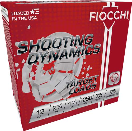 Fiocchi 12GA 2.75" 1-1/8OZ 1250FPS #7.5 Shotgun Ammo - View 2