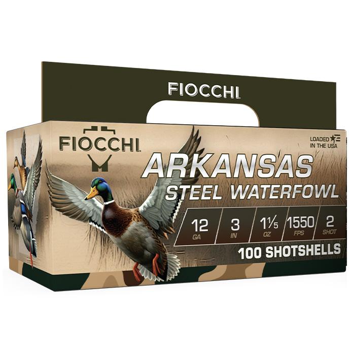 Fiocchi Arkansas Steel Shotgun Ammo 12 ga. 3 in. 1 1-5 oz. 1550 FPS 2 Sh... - View 2