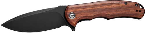 Civivi C803H Praxis Knife 3.75" Cuibourtia Wood Handle Black Stonewash - View 2