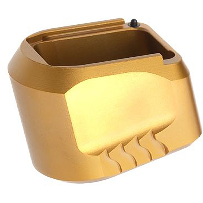 Tyrant CNC TDMPMAGEXFSGOLD Magazine Extension 9mm/40 S&W Aluminum Black - View 2