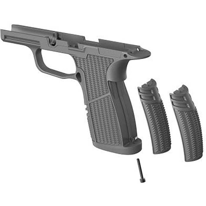 Tyrant CNC TDP365GRMSNUBGREY Snub Nose Grip Module for SIG P365 - View 3