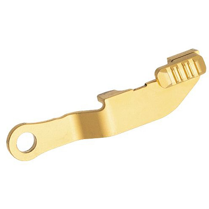 Tyrant CNC TDHCATSCLGOLD Hellcat Gold Extended Slide Release Stainless Steel - View 3