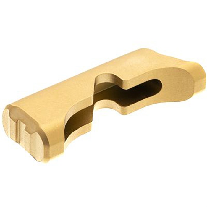 Tyrant Designs TD-ECHEMR-GOLD Extended Magazine Release Gold Echelon - View 2
