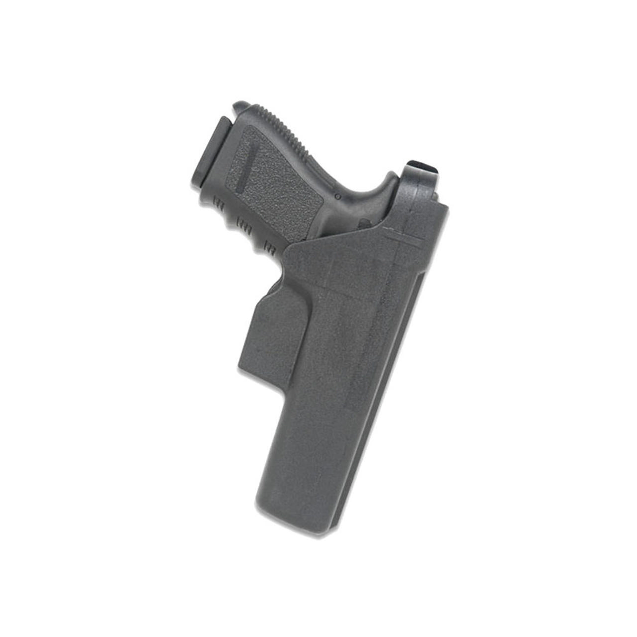 Glock HO000931 Duty Holster OWB Black Polymer w/Thumb Break Retention Strap - View 2