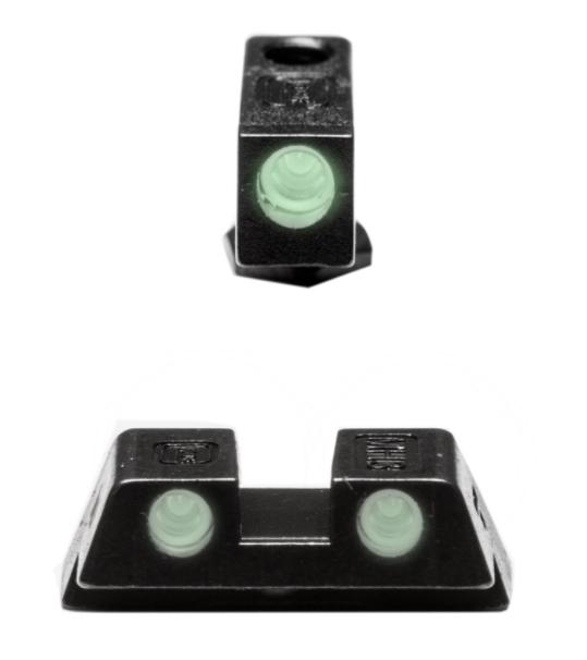 Glock Night Sight Set 6.5mm Fits Glock 17 19 22 23 24 26 27 31 32 33 34 ... - View 2