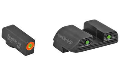 Glock AmeriGlo Bold Night Sight Set, .200" Front, Gen 5 G17, Swiss Tritium Insert, Model 47285 - View 3