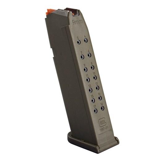 Glock G17 Gen 5 Magazine 9mm 17 rd. Olive Drab Green - View 2