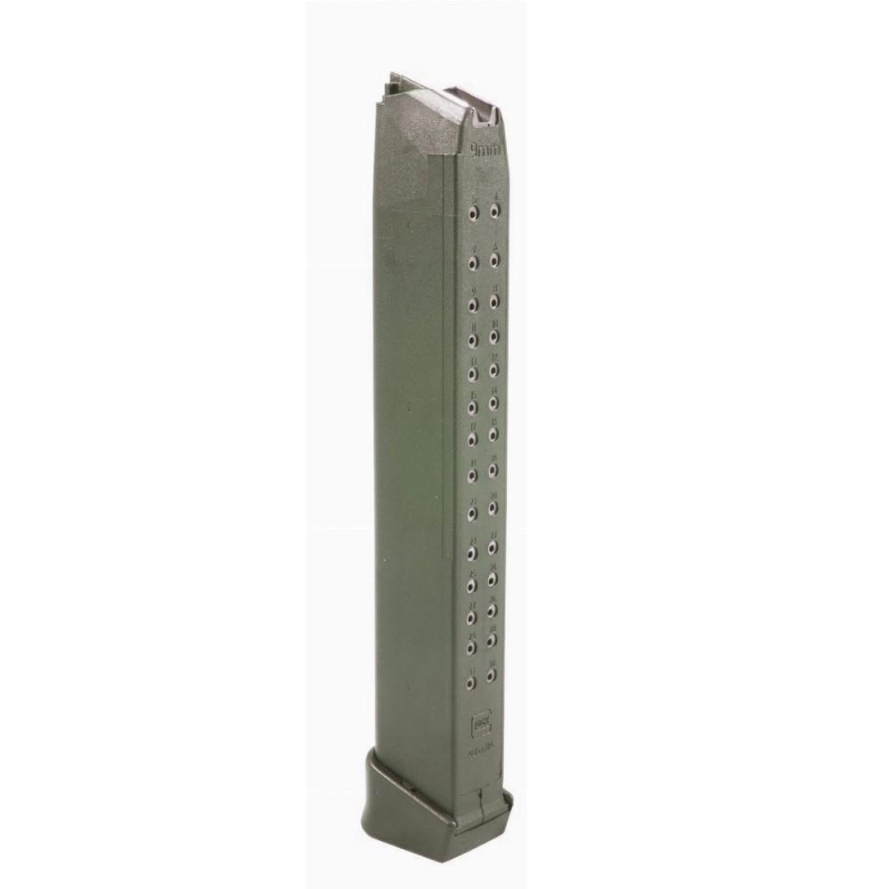 Glock 47462 9MM Luger Magazine 33RD OD Green Orange Follower - View 2