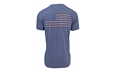 Glock AA75159 Pistol Flag Heather Navy 2XL Cotton/Poly T-Shirt - View 3