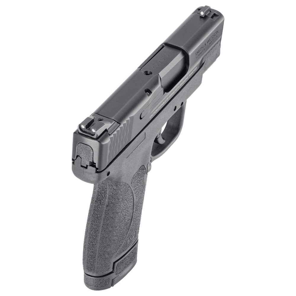 Smith & Wesson M&P 45 Shield M2.0 Handgun .45 ACP 7rd Magazine 3.3 Barrel Black No Thumb Safety - View 2