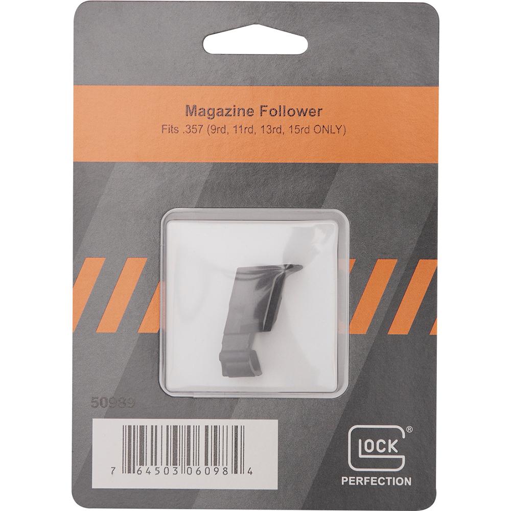 Glock Factory Magazine Follower .357 Mag 9rd/11rd/13rd/15rd ONLY Black Pkg - View 2