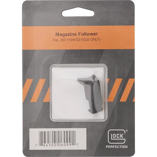 Glock Factory Magazine Follower .357 Mag 10rd G31/G32 ONLY Black Pkg - View 2
