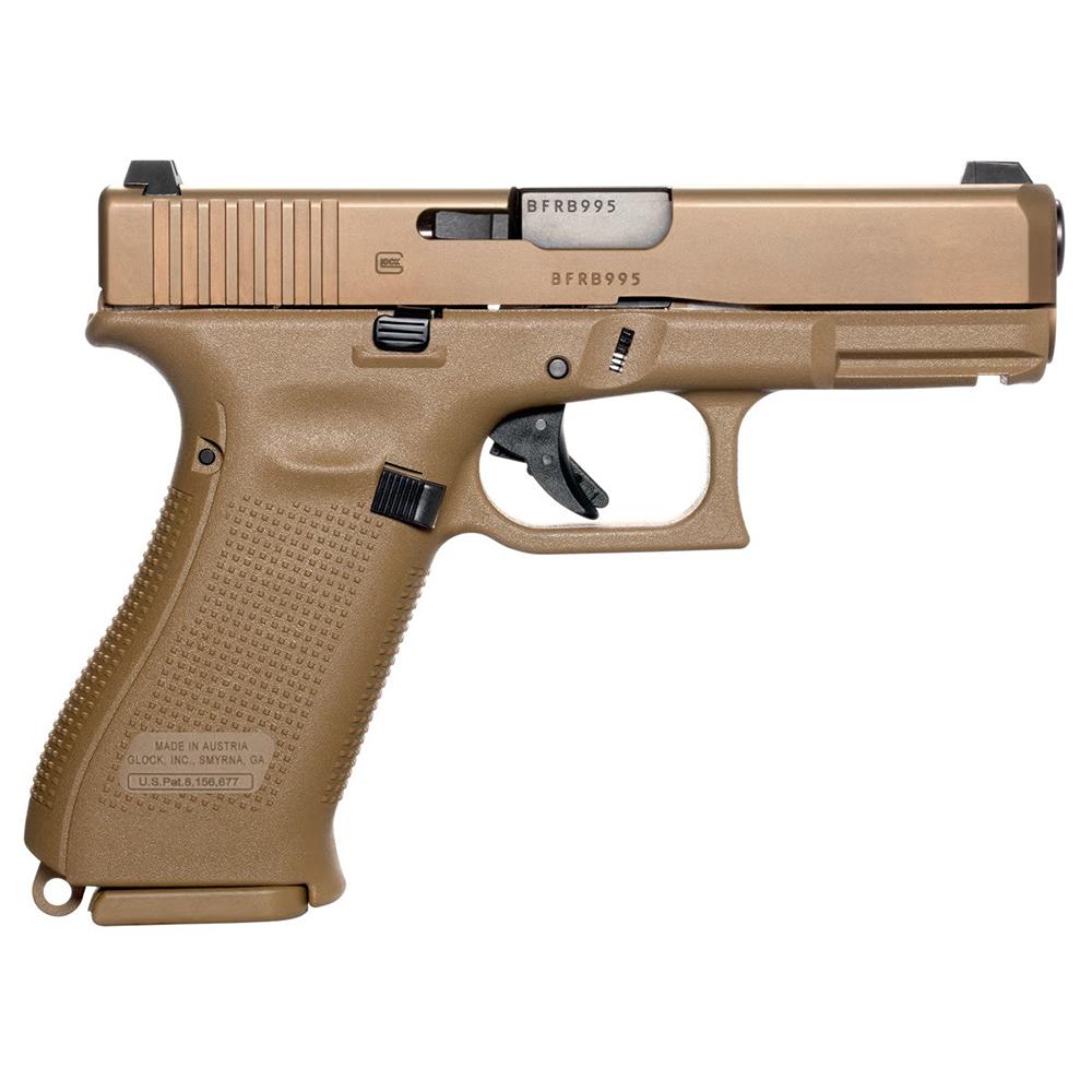 Glock UV1950703X G19X V 9mm 4.02" Flat Dark Earth PVD Semi-Auto Pistol - View 2