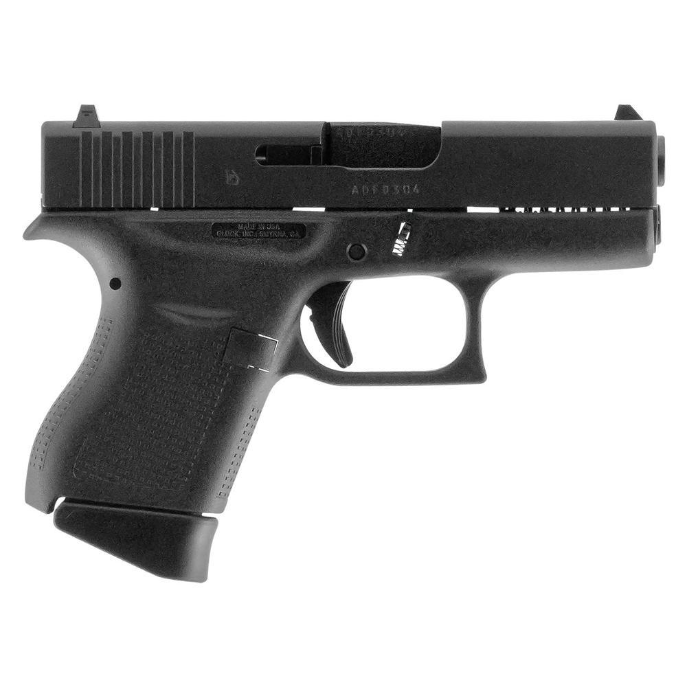 Glock 43 Sub-Compact Pistol 9mm 3.41" Barrel 6 Round Fixed Sights UI4350201 - View 2