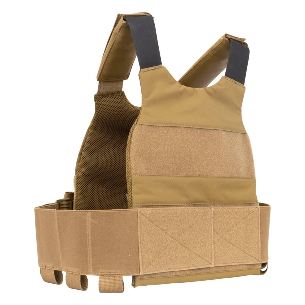 Guard Dog Trakr Plate Carrier FDE with Front Placard - View 2