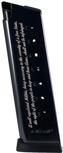 Mec-Gar MGCG45082A Standard 8rd 45 ACP Fits 1911 Government Blued w.2nd... - View 2