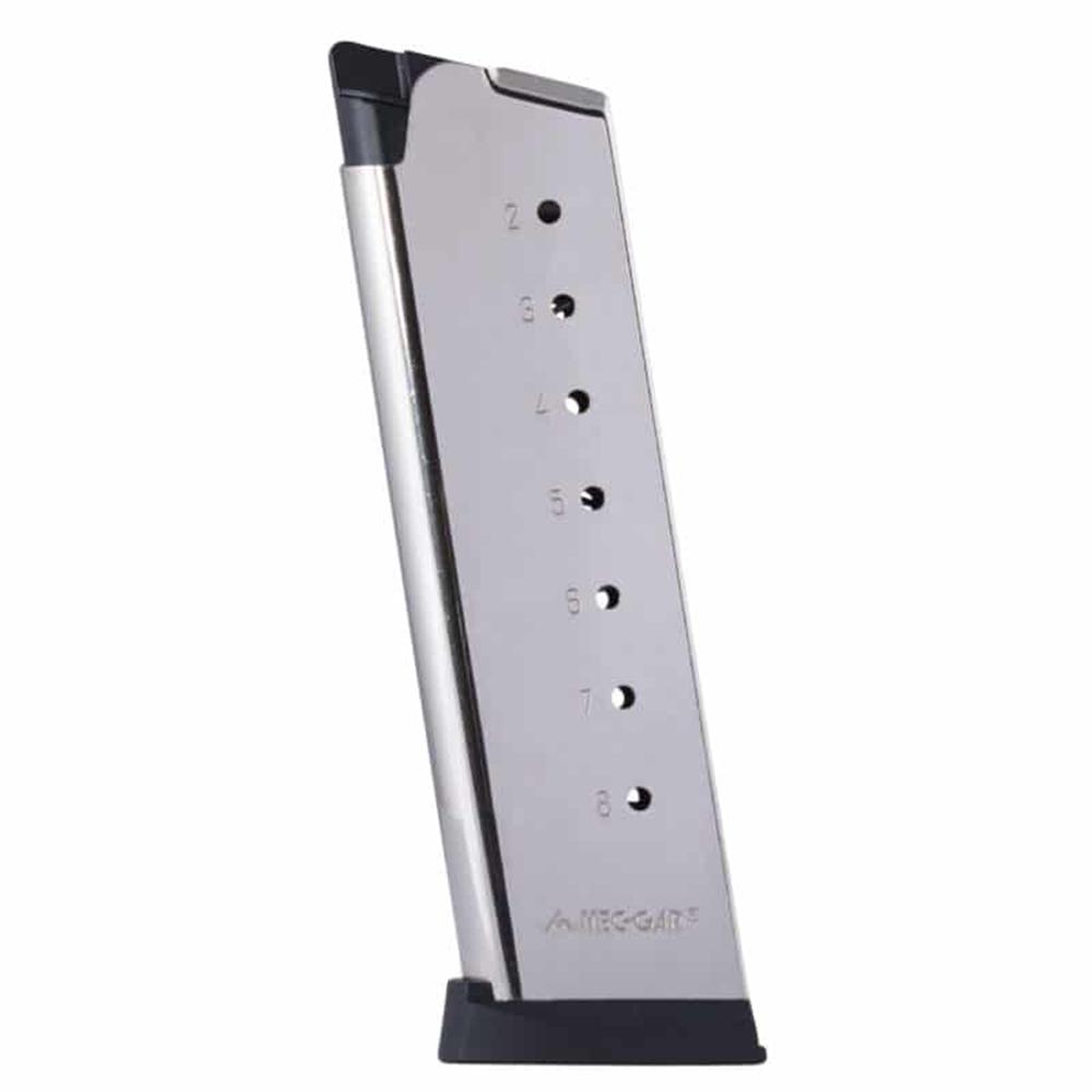 Mec-Gar MGCG4508SPF 1911 Magazine .45 ACP 8 Round Stainless - View 2