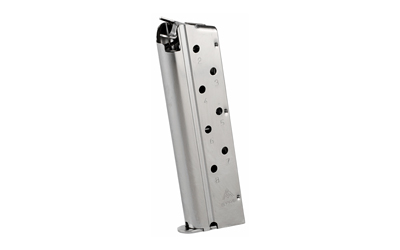 Mecgar Magazine 40 S&W 8Rd Fits 1911 Nickel MGCGOV40N - View 2