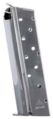 Mec-Gar MGCGOV9LN 1911 9mm 9rd Nickel Carbon Steel Magazine - View 2