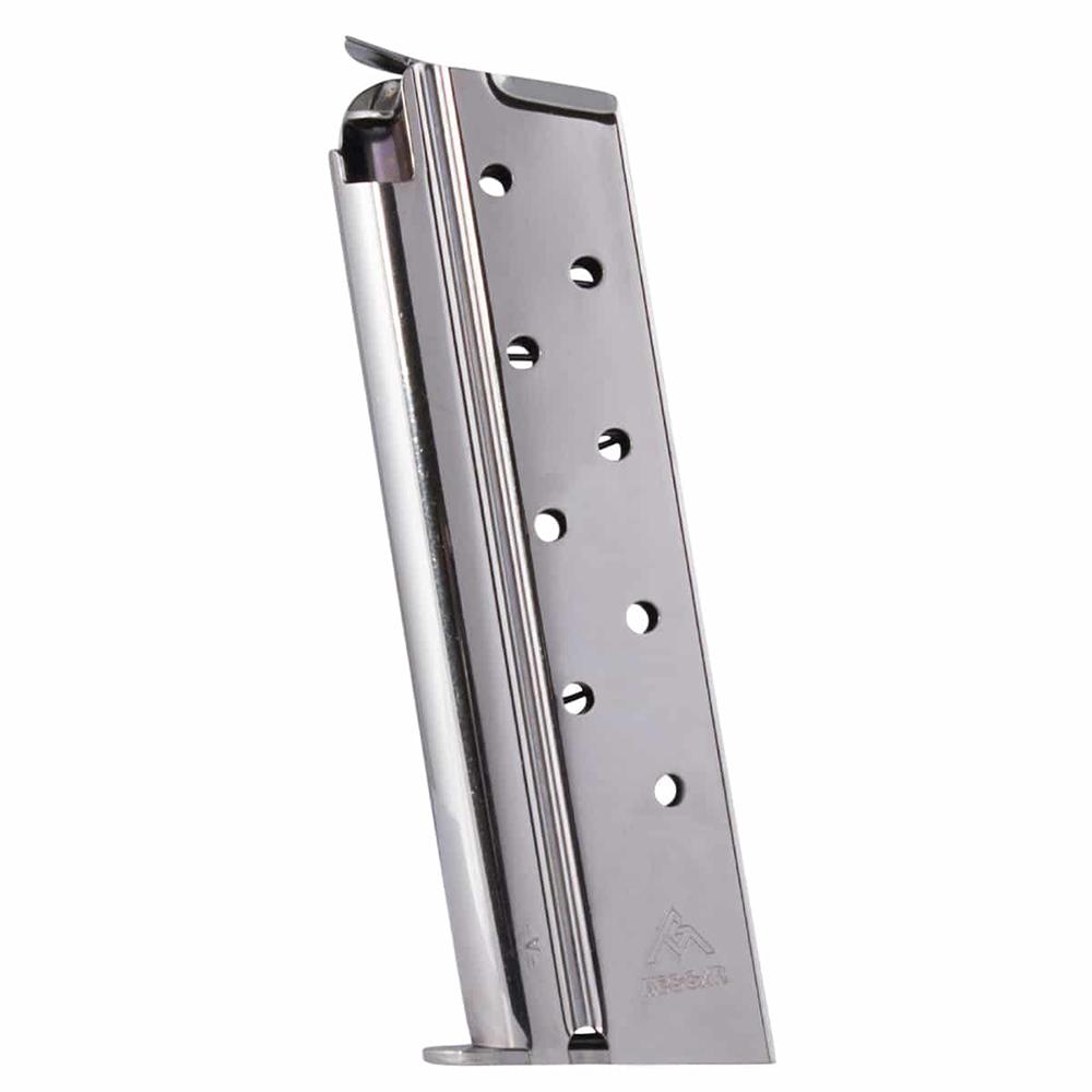 Mec-Gar MGCGGOV38N 1911 .38 Super 9rd Nickel Magazine - View 2