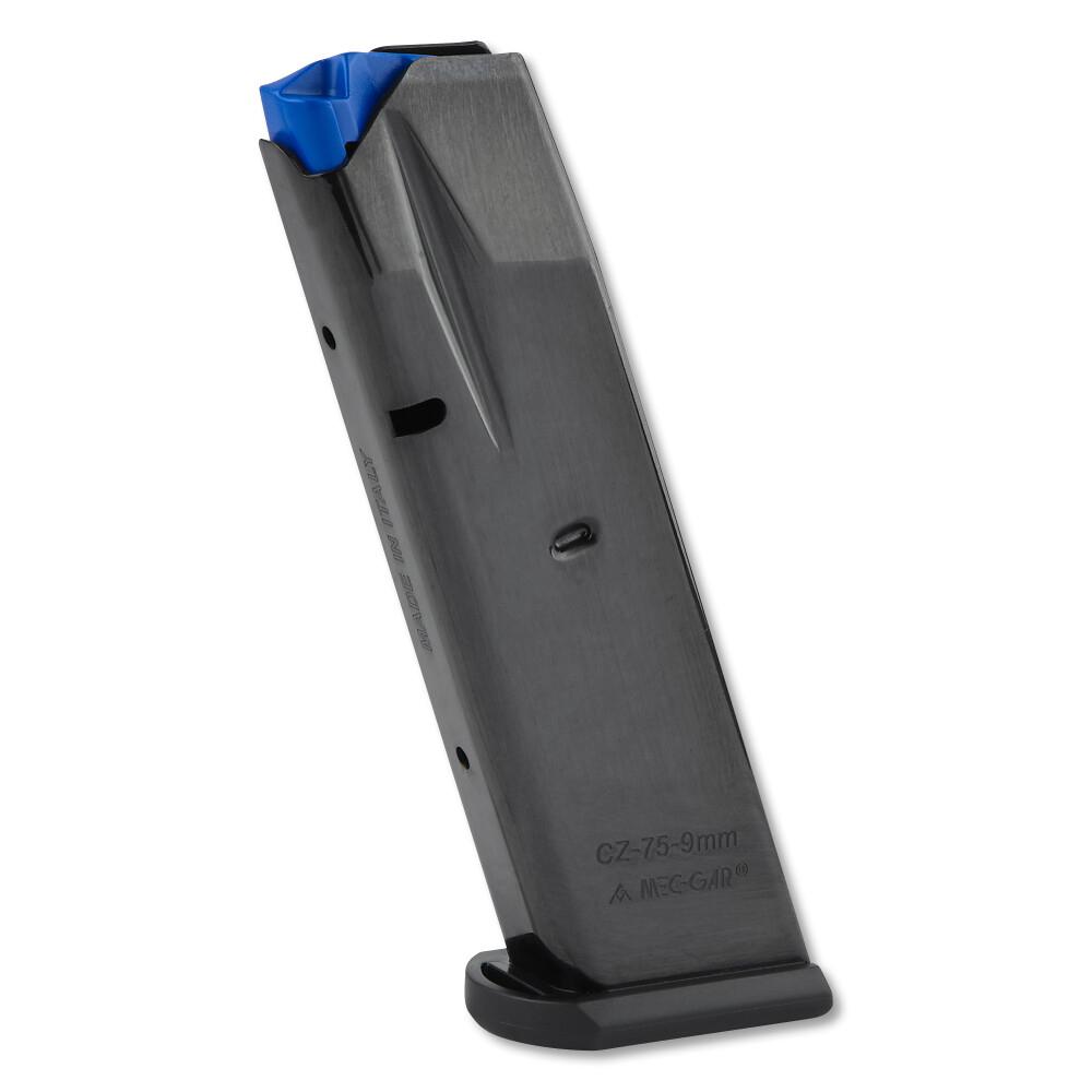 Mec-Gar 10-Round 9mm Luger Competition Magazine: CZ 75B, 85B, Shadow 2, 75 SP-01, Blue Black - View 2